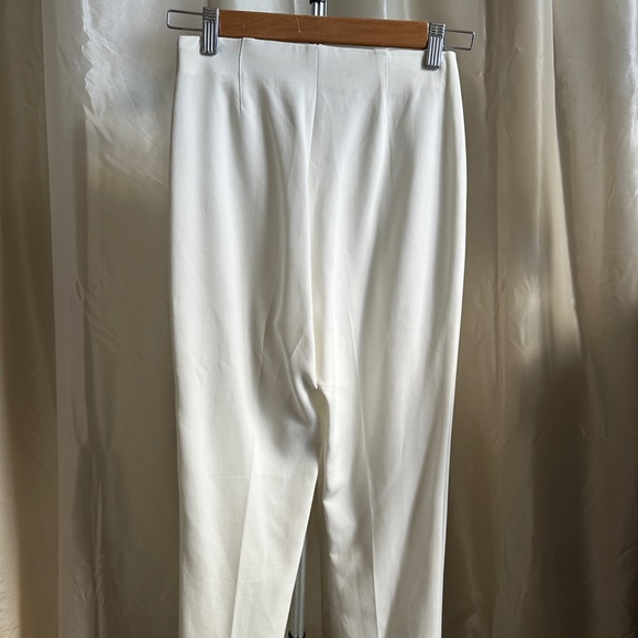 Aritzia Babaton white work wear pant split hem at the bottom - Picture 3 of 8